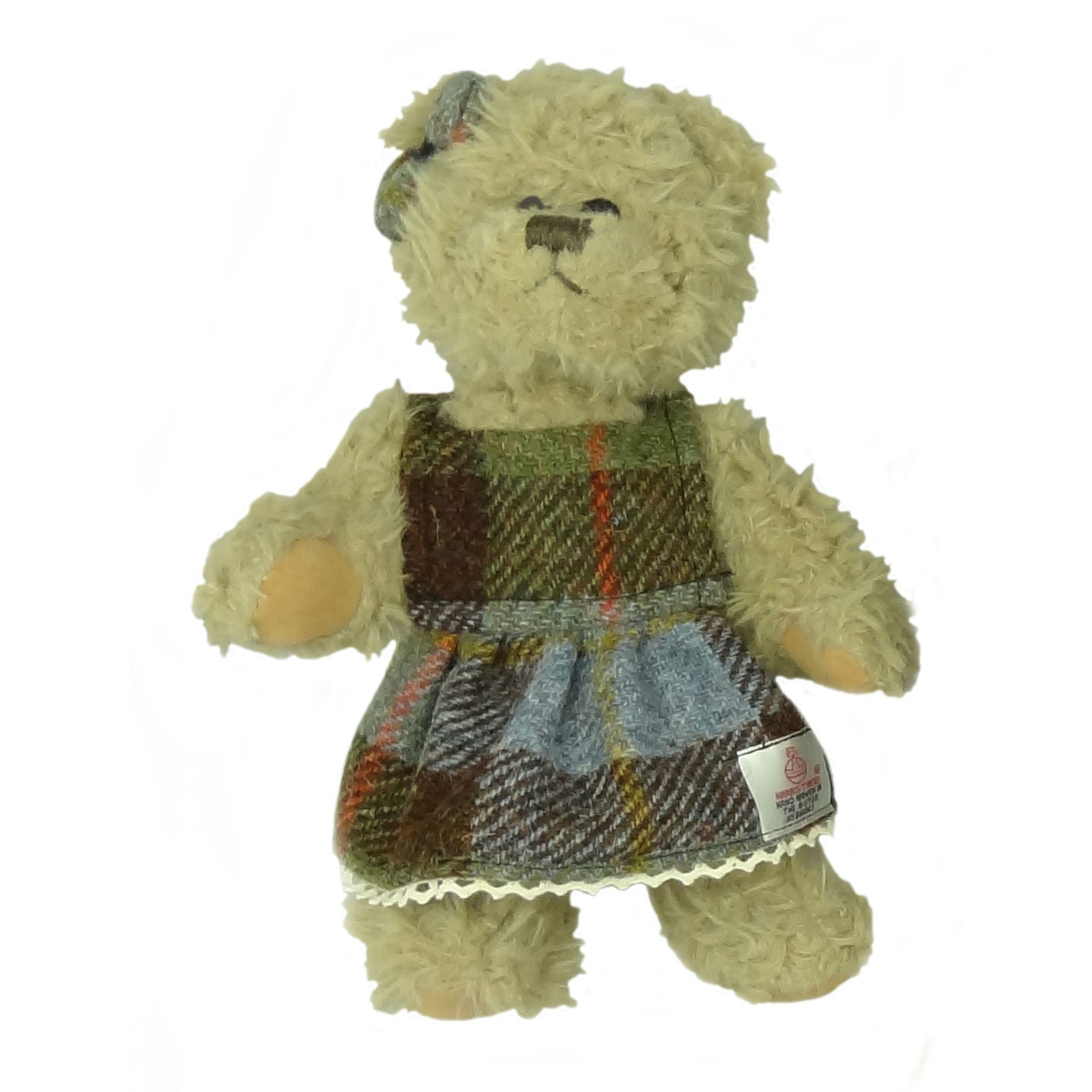 Girl Teddy Bear in Harris Tweed - Macleod