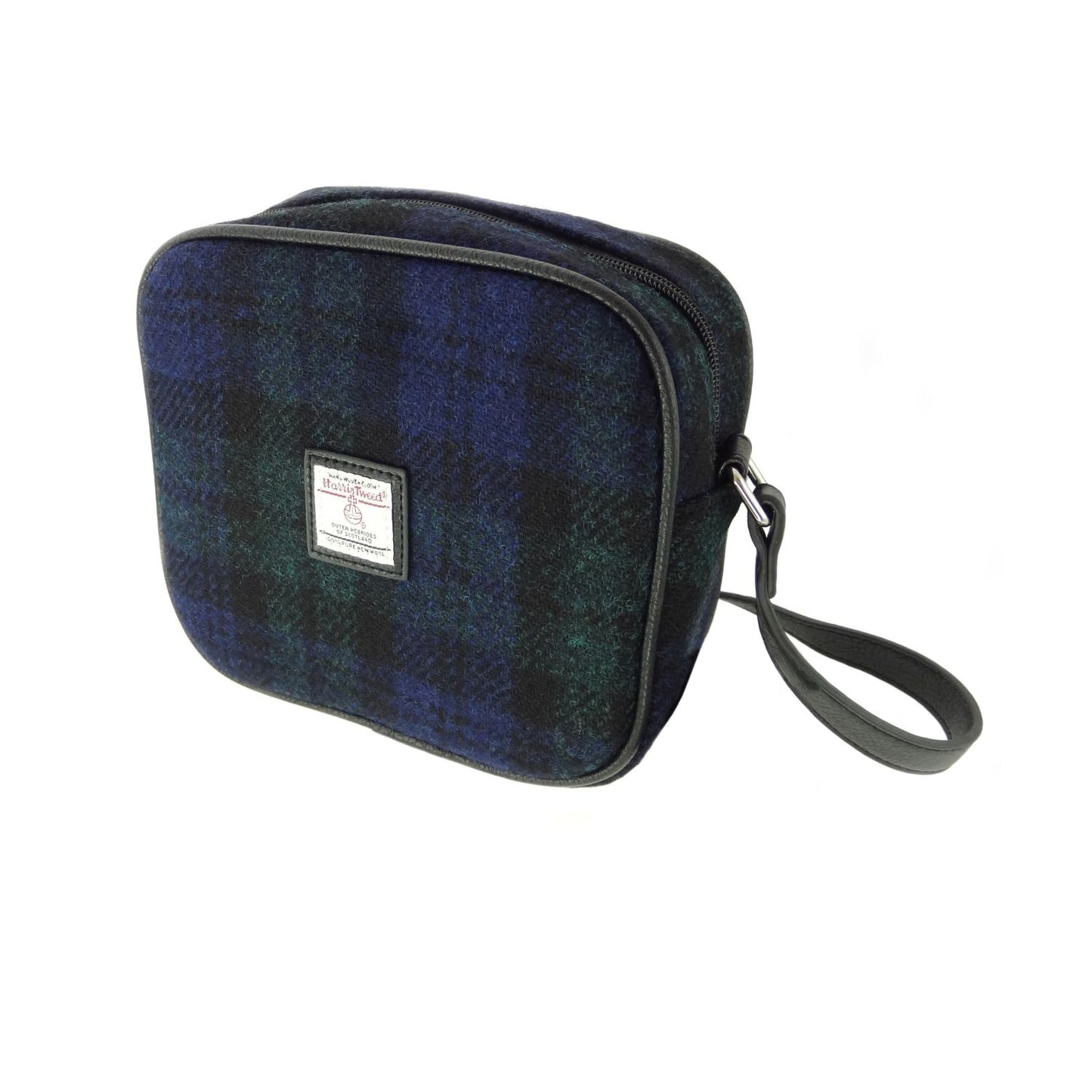 Harris Tweed "Almond" Bag - Black Watch