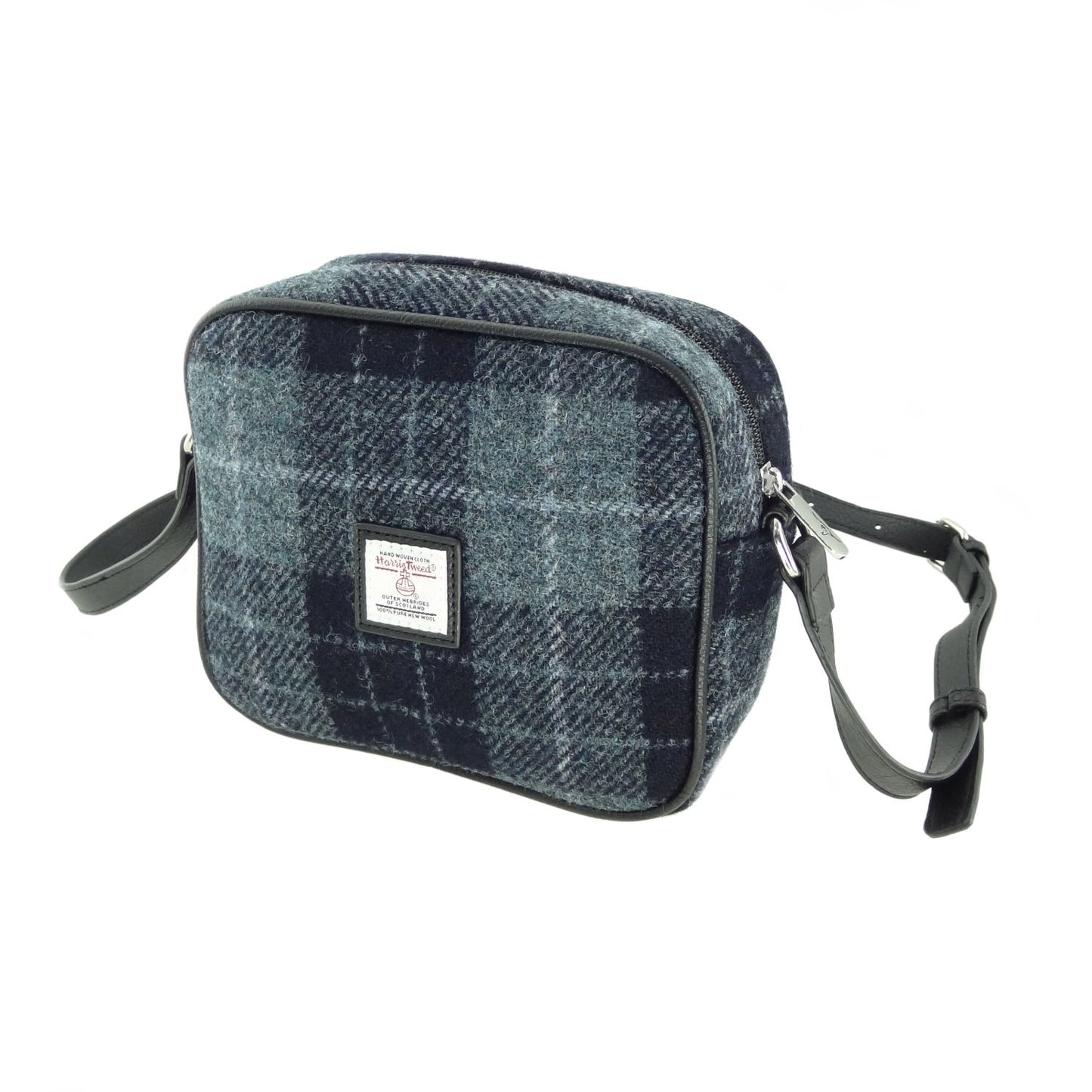 Harris Tweed "Almond" Bag - dark grey