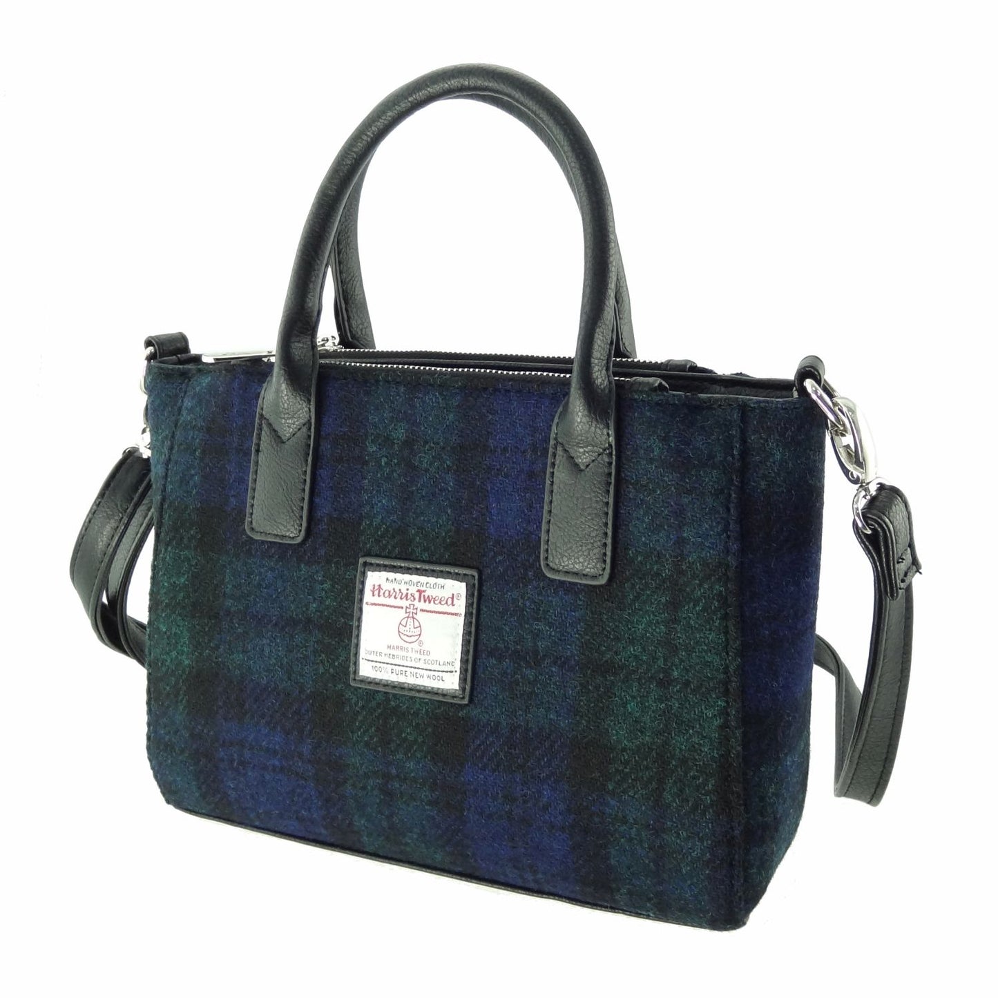 Harris Tweed "Brora" Bag - Black Watch