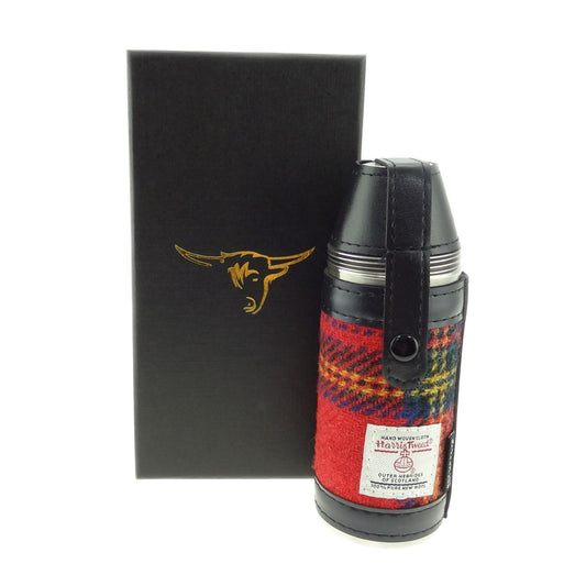 Harris Tweed Hunting Flask - Royal Stewart