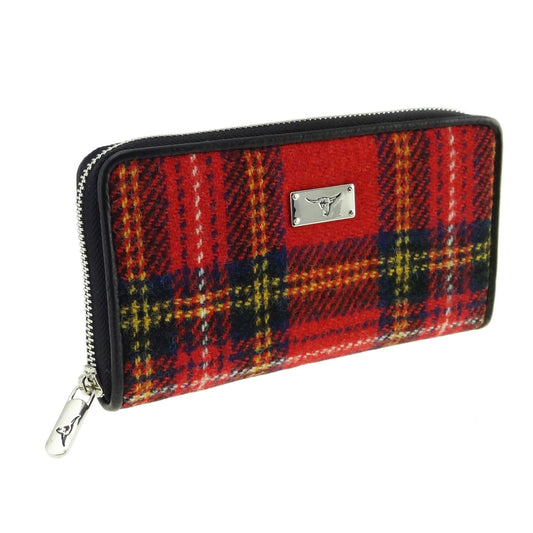 Harris Tweed "Staffa" Purse - Royal Stewart