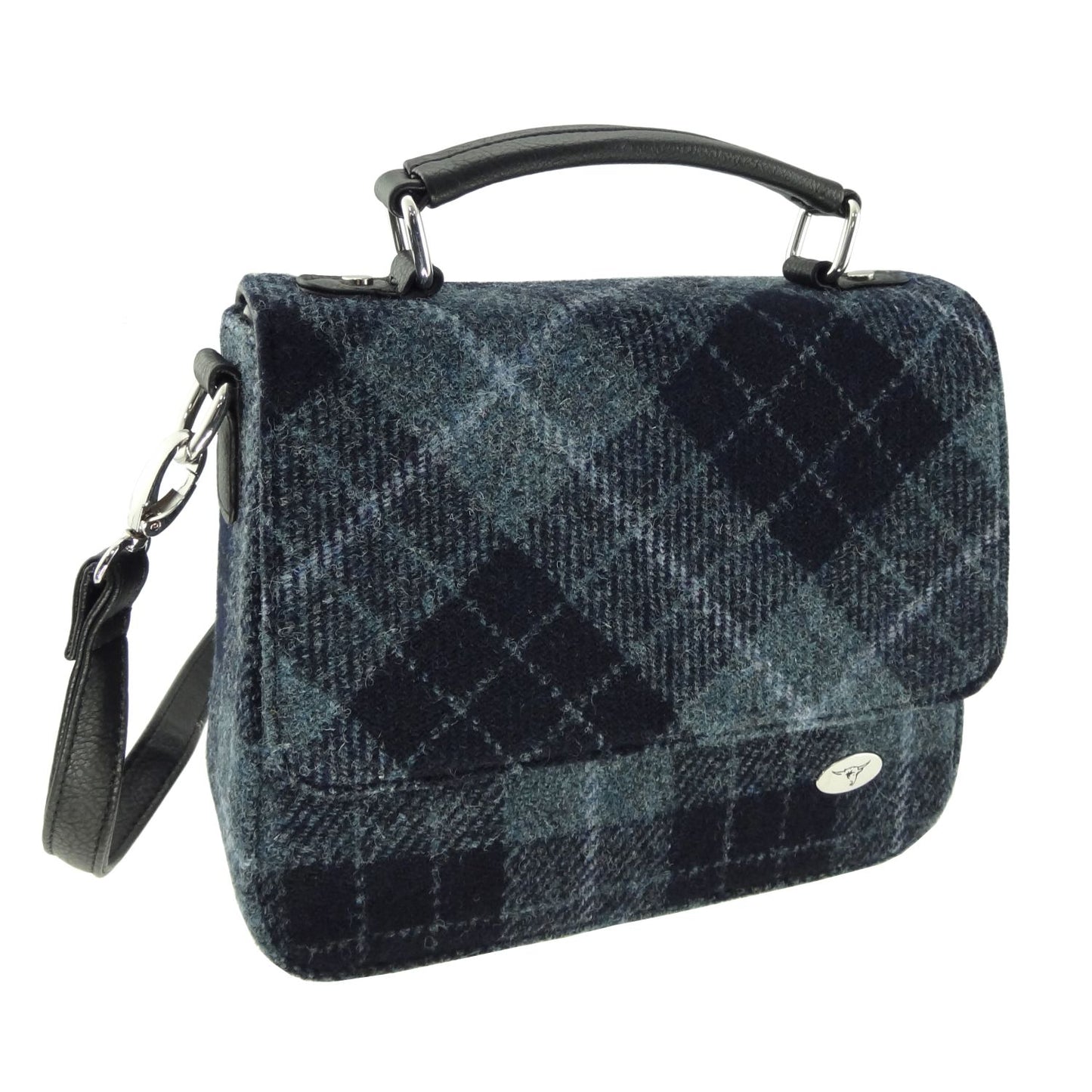Harris Tweed "Thurso" Bag - dark grey